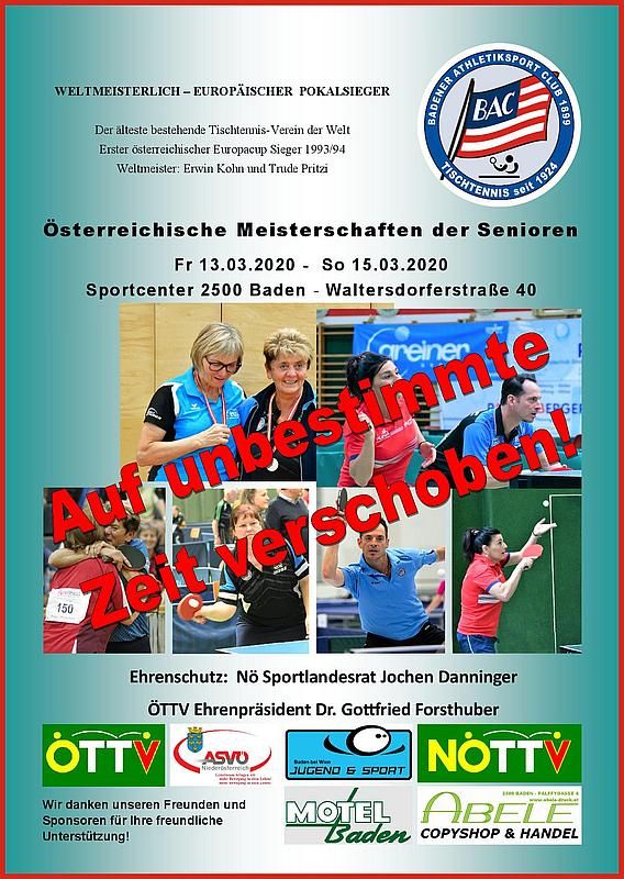 Event-Logo für Österreichische Tischtennis-Meisterschaften 2020 am 15.03.2020 um 09:00 Uhr in Baden