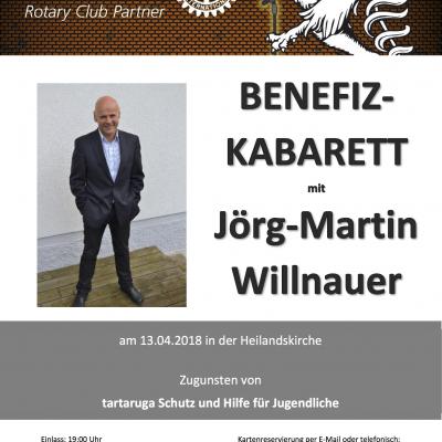 Benefiz-Kabarettabend mit Jörg-Martin Willnauer
