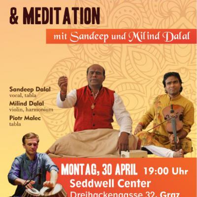 Bild 1 zu Indische Klassische Musik und Meditation am 30. April 2018 um 19:00 Uhr, Seddwell Center  (Graz)