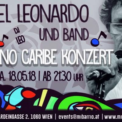 Bild 1 zu Latino Caribe Konzert mit Miguel Leonardo und Band am 18. Mai 2018 um 22:30 Uhr, Mi Barrio (Wien)