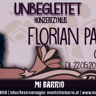 Bild 1 zu Unbegleitet: Florian Palier (Gitarre) am 22. Mai 2018 um 19:30 Uhr, Mi Barrio (Wien)