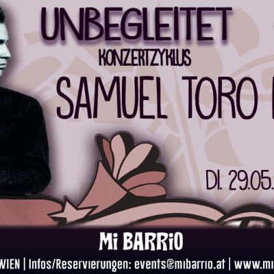 Bild 1 zu Unbegleitet: Samuel Toro Pérez (Gitarre) am 29. Mai 2018 um 19:30 Uhr, Mi Barrio (Wien)