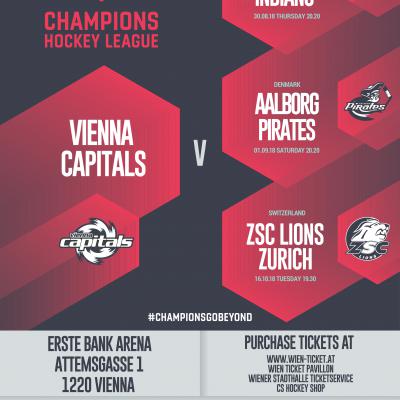 Bild 1 zu Vienna Capitals vs. Frölunda Indians am 30. August 2018 um 20:20 Uhr, Erste Bank Arena (Wien)