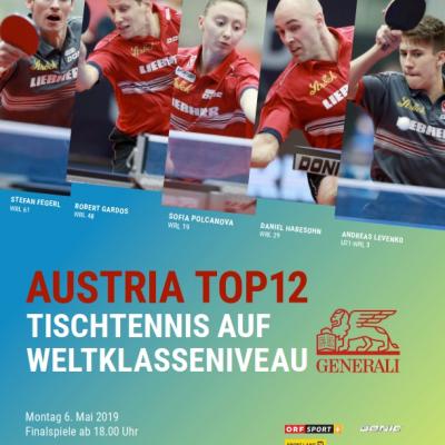 Bild 1 zu TISCHTENNIS - AUSTRIA TOP 12 am 06. Mai 2019 um 14:00 Uhr, Sportcenter (Baden)