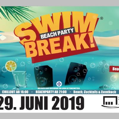 Bild 1 zu SWIM-BREAK! Beach Party 2019 am 29. Juni 2019 um 16:00 Uhr, Seepark Annenheim (Annenheim)
