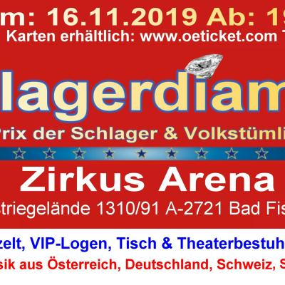 Bild 1 zu Schlagerdiamant 2019  am 16. November 2019 um 19:00 Uhr, Bad Fischau (Bad Fischau)