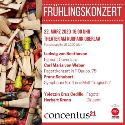 Bild 1 zu Concentus21 Frühlingskonzert "Mexiko trifft Wien" am  um 16:00 Uhr, Theater im Kurpark Oberlaa (Wien)