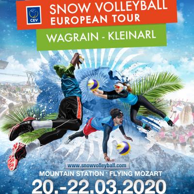 Bild 1 zu CEV Snow Volleyball European Tour Wagrain-Kleinarl am  um 09:00 Uhr, Bergstation Flying Mozart (Wagrain)