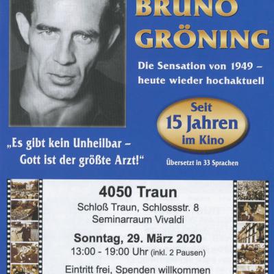 Bild 1 zu Das Phänomen Bruno Gröning am  um 13:00 Uhr, Schloss Traun, Saal Vivaldi (Traun)