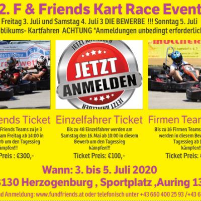 Bild 1 zu 2. F & Friends Kart Race  am 03. Juli 2020 um 09:00 Uhr,  Sportplatz  SC Herzogenburg (Herzogenburg)