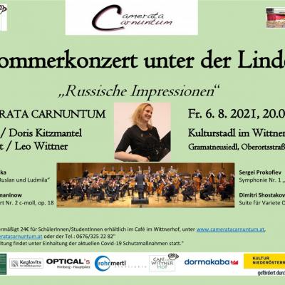 Bild 1 zu Sommerkonzert unter der Linde am 06. August 2021 um 20:00 Uhr, Konzertbühne Wittnerhof (Gramatneusiedl)