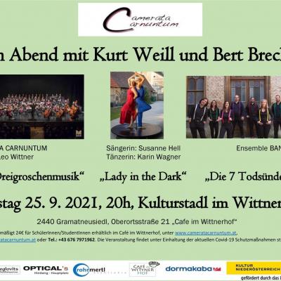 Bild 1 zu Camerata Carnuntum am 25. September 2021 um 20:00 Uhr, Konzertbühne Wittnerhof (Gramatneusiedl)