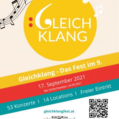 Bild 1 zu Gleichklangfest am 17. September 2021 um 15:00 Uhr, 9. Wiener Gemeindebezirk (Wien)