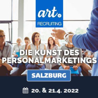 Bild 1 zu ART of Recruiting - Personalmarketing & HR-Event am 20. April 2022 um 09:00 Uhr, Salzburg Congress (Salzburg)