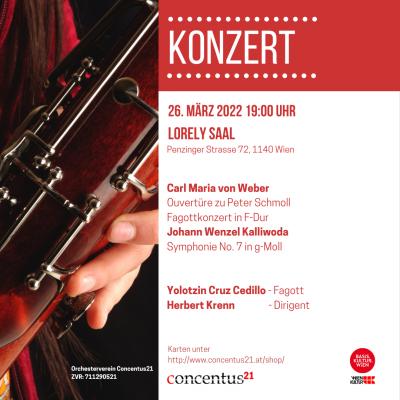 Bild 1 zu Concentus21 Orchesterkonzert am  um 19:00 Uhr, Lorely Saal (Wien)