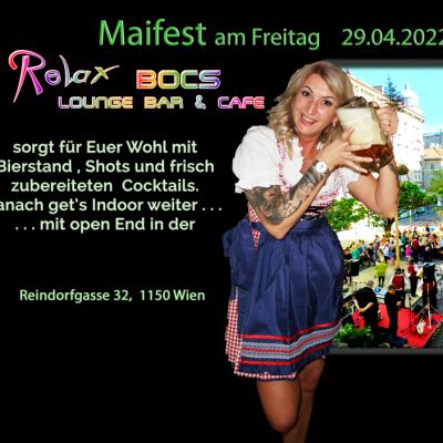 Bild 1 zu Maifest am 29. April 2022 um 14:00 Uhr, Relax BOCS (Wien)
