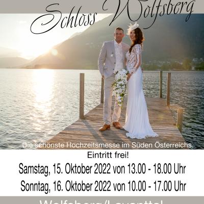Bild 1 zu Hochzeitsmesse Schloss Wolfsberg am 15. Oktober 2022 um 13:00 Uhr, Schloss Wolfsberg (Wolfsberg)