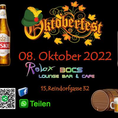 Bild 1 zu Oktoberfest 2022  am 08. Oktober 2022 um 16:00 Uhr, Relax BOCS (Wien)