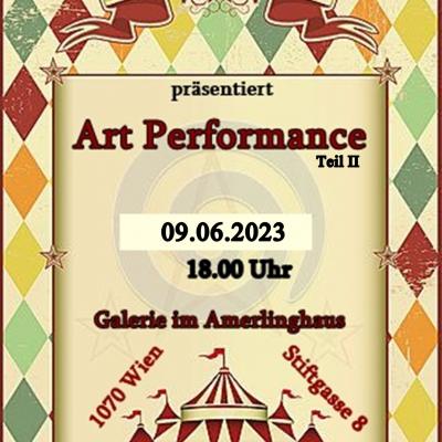 Bild 1 zu Art Performance II am 09. Juni 2023 um 18:00 Uhr, Galerie im Amerlinghaus (Wien)