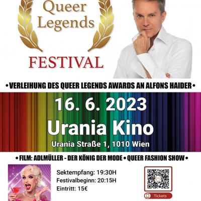 Bild 1 zu Queer Legends Festival am 16. Juni 2023 um 19:30 Uhr, Urania Kino (Wien)