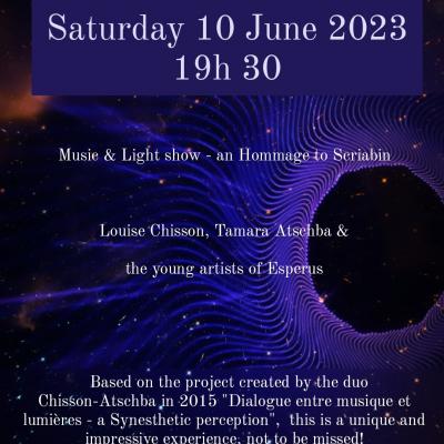 Bild 2 zu Musik und Lichtspiel am 10. Juni 2023 um 19:30 Uhr, Ehrbar Saal (Wien)