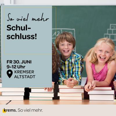 Bild 1 zu Schulschluss in der Kremser Altstadt! am 30. Juni 2023 um 09:00 Uhr, Kremser Innenstadt (Krems an der Donau)