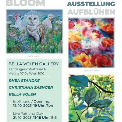 Bild 1 zu Kunst Ausstellung: Bloom / Aufblühen  am 21. November 2023 um 19:00 Uhr, Bella Volen Gallery (Wien )