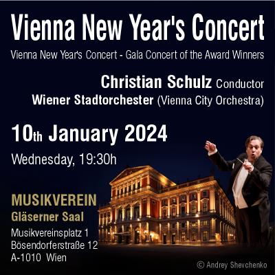Bild 1 zu Vienna New Year´s Concert  am 10. Januar 2024 um 19:30 Uhr, Musikverein (Wien)