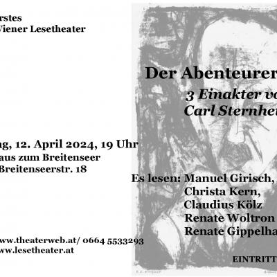 Bild 1 zu Der Abenteurer am 12. April 2024 um 19:00 Uhr, Zum Breitenseer (Wien)