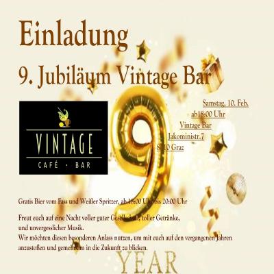 9. Jubiläum Vintage Bar