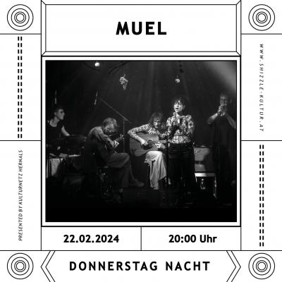 Bild 1 zu Donnerstag Nacht: Muel am 22. Februar 2024 um 20:00 Uhr, Kulturcafé Max (Wien)