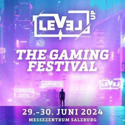 Bild 1 zu LEVEL UP - The Gaming Festival am 29. Juni 2024 um 10:00 Uhr, Messezentrum Salzburg (Salzburg)