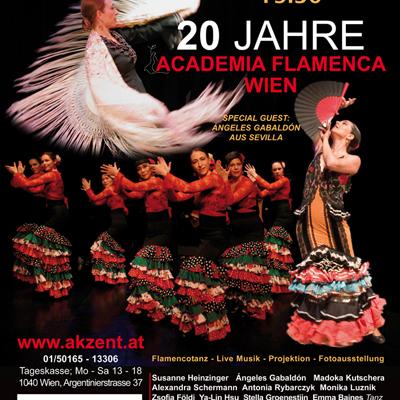Bild 1 zu 20 Jahre Academia Flamenca Wien  am 20. April 2024 um 19:30 Uhr, Theater Akzent (Wien)
