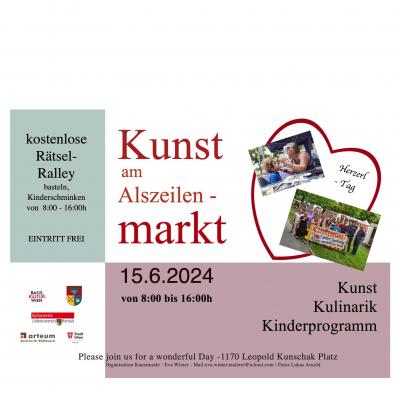 Bild 1 zu Kunst am Alszeilenmarkt am 15. Juni 2024 um 08:00 Uhr, Leopold Kunschak-Platz (Wien)