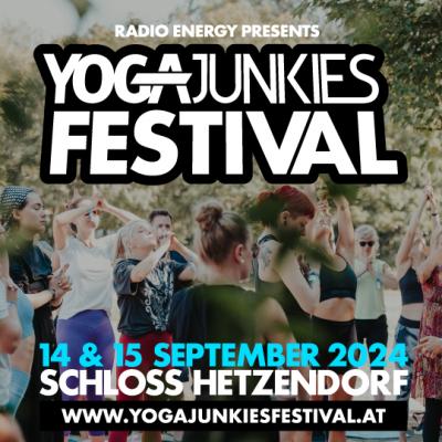 Bild 1 zu Yoga Junkies Festival presented by Energy Radio am 15. September 2024 um 10:00 Uhr, Schlosspark Hetzendorf (Wien)