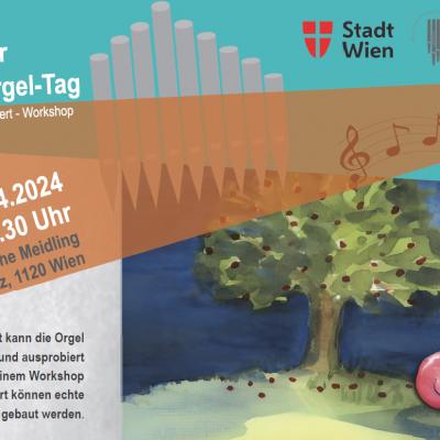 Bild 1 zu Kinder-Orgel-Tag Meidling am 07. April 2024 um 14:30 Uhr, Empore Pfarrkirche Meidling (Wien)