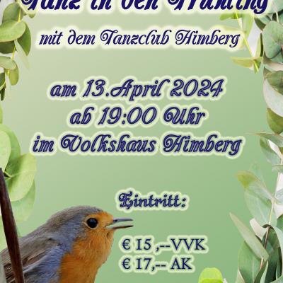 Bild 1 zu Tanz in den Frühling am 13. April 2024 um 19:00 Uhr, Volkshaus Himberg (Himberg)