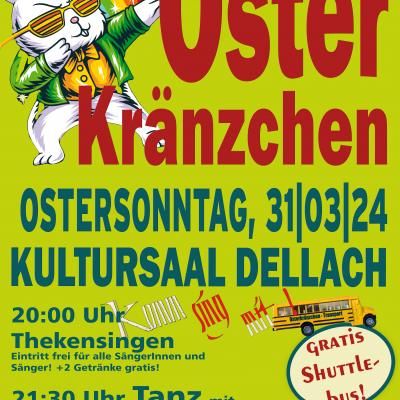 Bild 1 zu Osterkränzchen des MGV Dellach/Gail am  um 20:00 Uhr, Kultursaal Dellach Gail (Dellach)