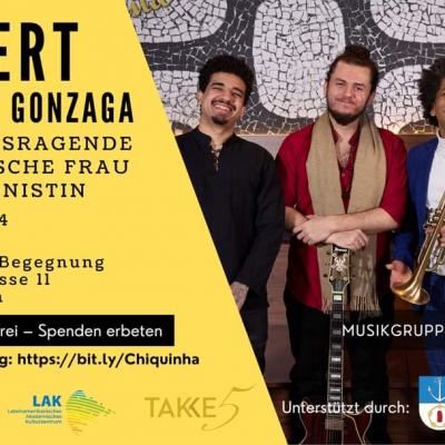 Bild 1 zu Konzert: Chiquinha Gonzaga  am 23. April 2024 um 19:00 Uhr, Haus der Begegnung Brigittenau (Wien)