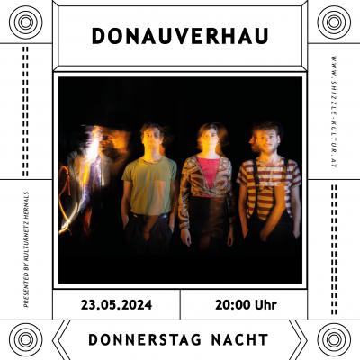 Bild 1 zu Donnerstag Nacht | DonauVerhau am 23. Mai 2024 um 20:00 Uhr, Kulturcafé Max (Wien)