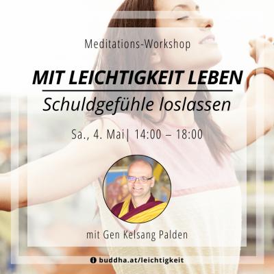 Bild 1 zu Mit Leichtigkeit leben - Schuldgefühle loslassen am 04. Mai 2024 um 14:00 Uhr, Kadampa Meditationszentrum AT (Wien)