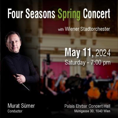 Bild 1 zu Four Seasons SPRING Concert am 11. Mai 2024 um 19:00 Uhr, Palais Ehrbar Saal (Wien)