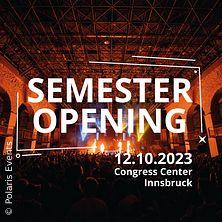 Semester Opening | Congress Innsbruck